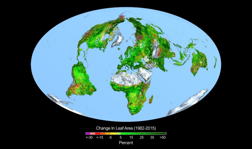 Increased CO2 'Greened The Earth'